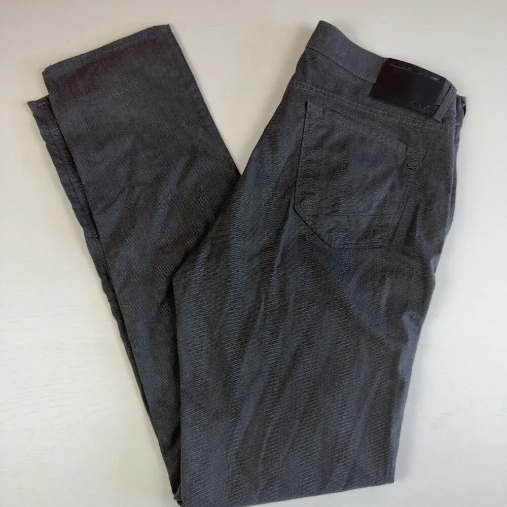 Brax Chuck Pants Stretch Mens 36W 34L Black Chino Straight Woo, Look